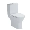 Stand-WC-Set spülrandlos 'Paros' inklusive WC-Sitz weiß