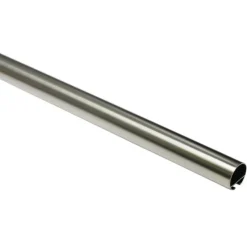 Stange 25 mm 240 cm Edelstahl-Optik