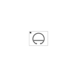 Stange 25 mm 240 cm Edelstahl-Optik