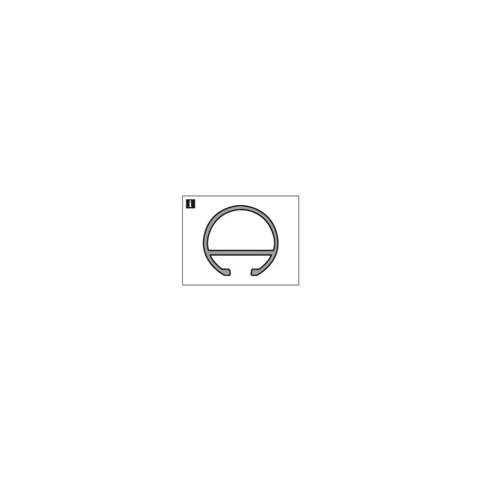 Stange 25 mm 240 cm Edelstahl-Optik