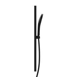 Stangenbrause-Set 'Karibik' schwarz matt 78 cm, 3 Strahlarten