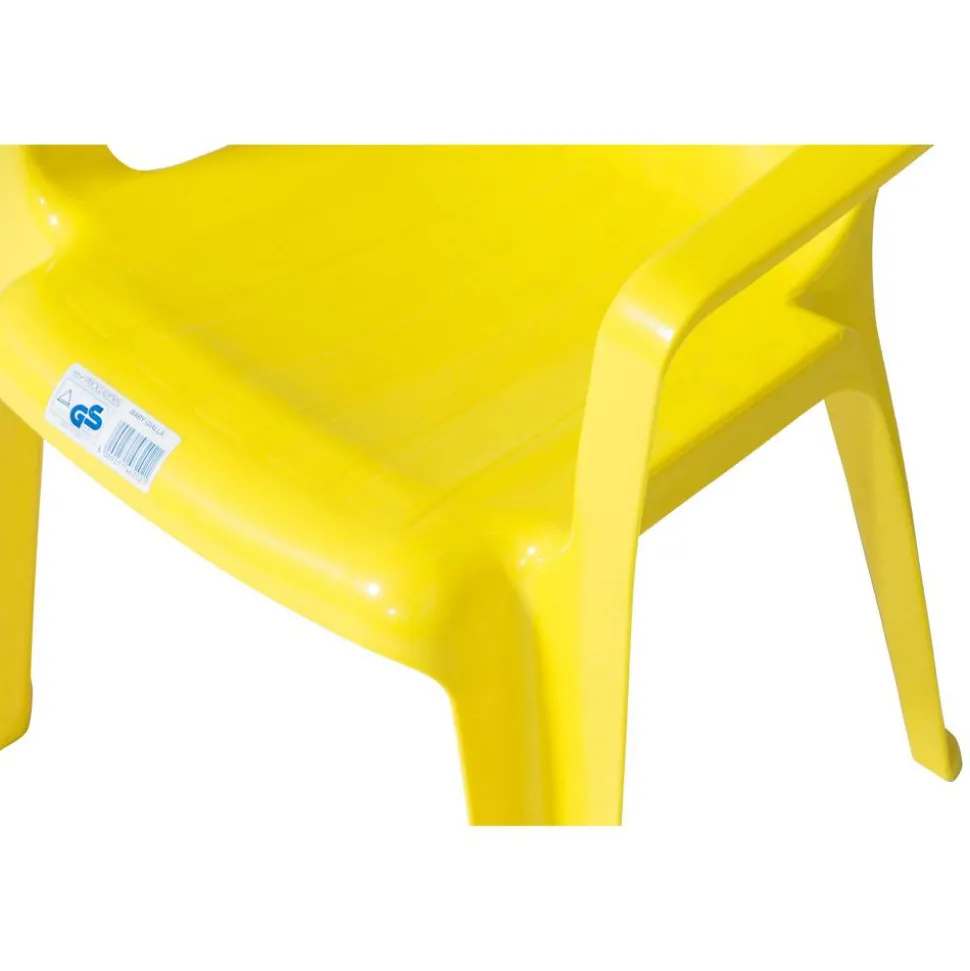 Stapelsessel für Kinder 'Sedia Baby' gelb 38 x 38 x 52 cm