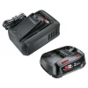 Starter-Kit 'P4A QC AL18V-44+1x2.5Ah' Akku und Ladegerät 18 V 2,5 Ah