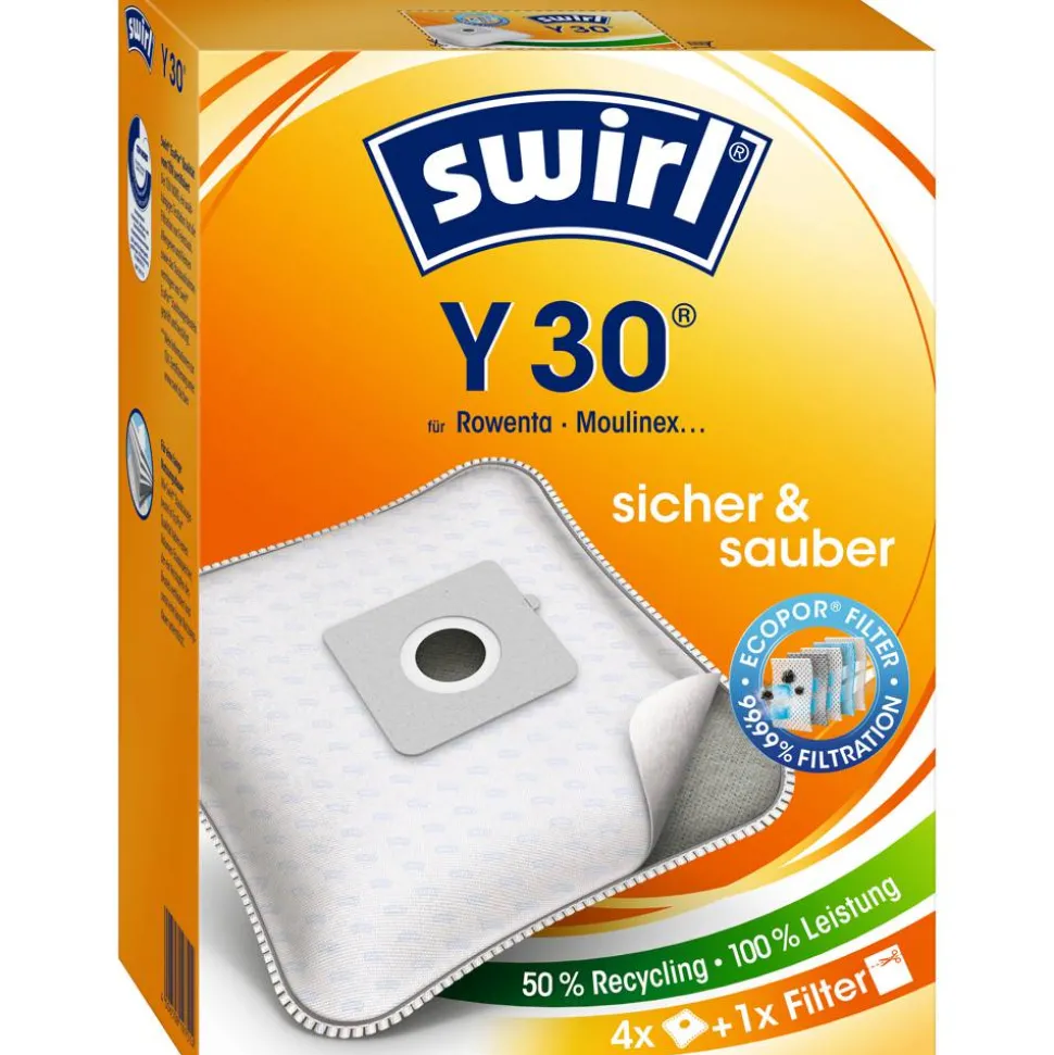 Staubsaugerbeutel Y30 mit Filter 4 Stück