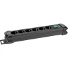 Steckdosenleiste 'Premium-Line' 0/6-fach schwarz 3 m