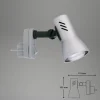 Steckerspot 'Fix & Easy' titanfarben