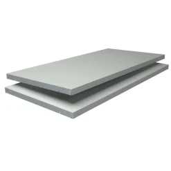 Steck-Grundregal 200 x 100 x 50 cm, 5 Böden, weiß, Tragkraft 425 kg