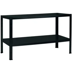 Steck-Grundregal schwarz 100 x 43 x 35 cm, 2 Böden à 65 kg