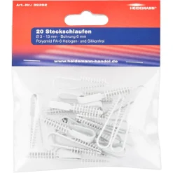 Steckschlaufen Kunststoff grau Ø 3 - 13 mm 20 Stück