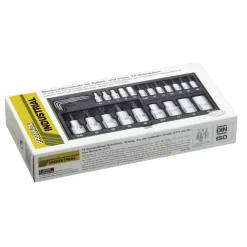 Steckschlüsselsatz 1/4" 1/2" 24-teilig