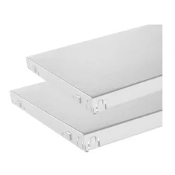 Stecksystem-Fachböden 120 x 35 cm, 2 Stück weiß
