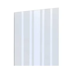 Steckzaun Glaseinsatz 'mix-it ' Streifen/satiniert 179,5 x 25,5 cm