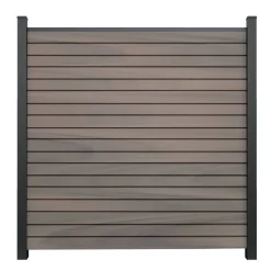 Steckzaun 'Solid Rhombus' BPC braun/bi-color 180 x 180 cm