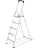 Stehleiter 'L40 BasicLine' 5 Stufen, silbern