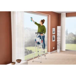 Stehleiter 'L80 ComfortLine' Aluminium 8 Stufen