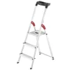 Stehleiter 'L60 StandardLine' 3 Stufen, silbern 136 cm