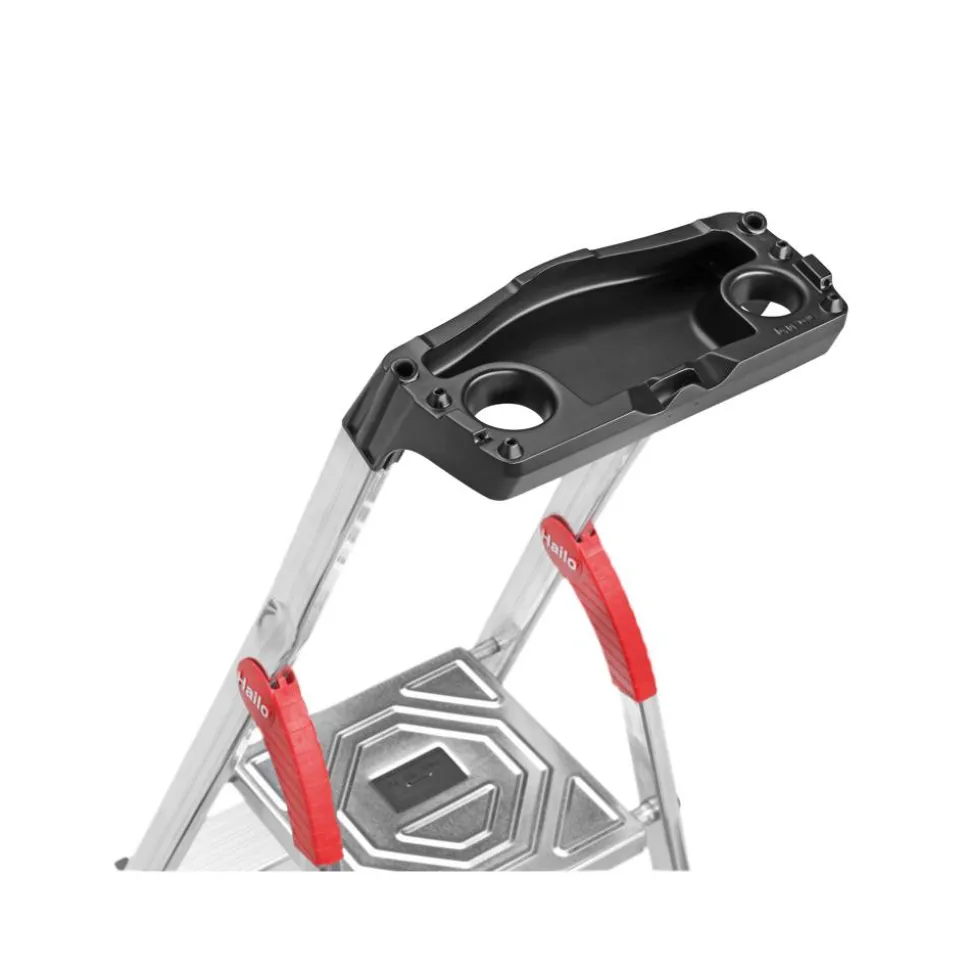 Stehleiter 'L60 StandardLine' 3 Stufen, silbern 136 cm