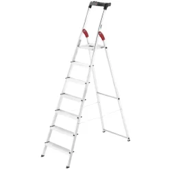 Stehleiter 'L60 StandardLine' 7 Stufen, silbern 230 cm