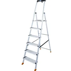 Stehleiter 'Sepuro' 1 x 6 Stufen