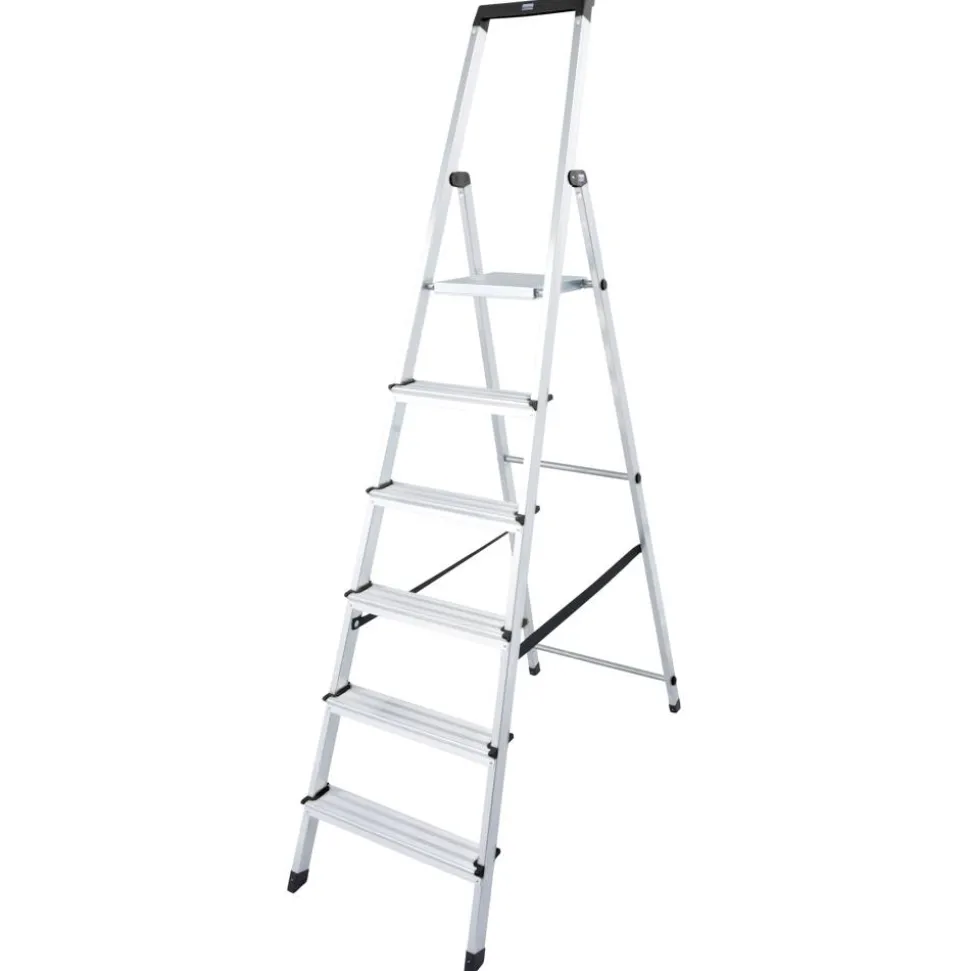 Stehleiter 'Solidy' 1 x 6 Stufen