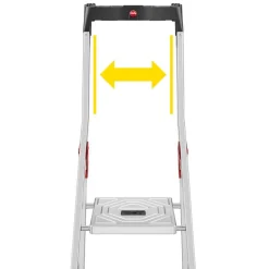 Stehleiter 'L60 StandardLine' 8 Stufen silbern 253 cm