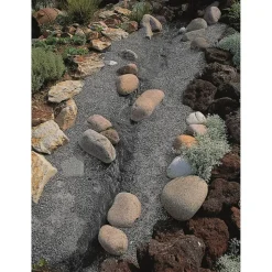 Steinfolie PVC/Kies 500 x 60 x 0,5 cm