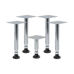 Stellfüße für quadratische Duschwannen höhenverstellbar 110-130 mm
