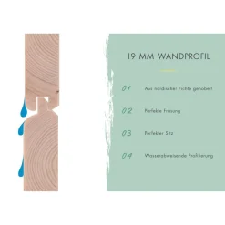 Stelzenhaus 'Karlie' naturbelassen mit Doppelschaukel, Rutsche anthrazit 438 x 485 x 329,5 cm