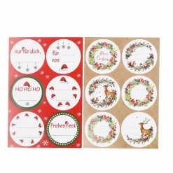 Sticker für Geschenke 24 Stück