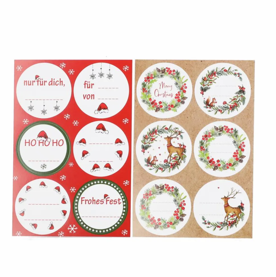 Sticker für Geschenke 24 Stück