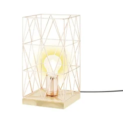 Stiltalent by toom® Tischleuchte 'Copper Crossed' kupfer 29,5 cm
