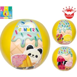 Strandball 'Happy Summer' mehrfarbig Ø 29 cm