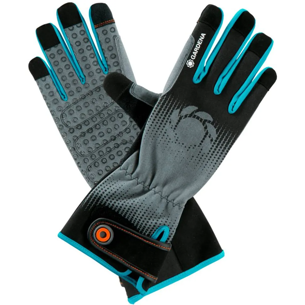 Strauchpflegehandschuhe, Größe 8/M, grau/schwarz