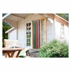 Streifenvorhang 'Multicolor' mehrfarbig 200 x 90 cm mit Klemmleiste