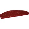 Stufenmatte "Udinese" Polypropylen rot/gelb 65 x 28 cm