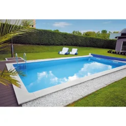 Styroporbecken-Set blau rechteckig 600 x 300 x 150 cm