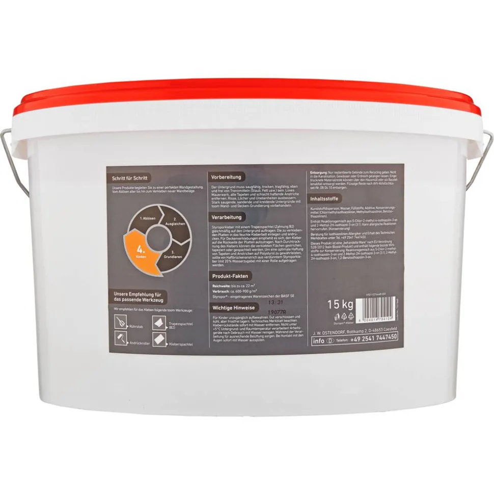 Styroporkleber weiß 15 kg