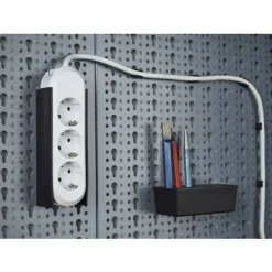 Systemhalter für Steckdosenleisten 5,5 x 16 x 5,5 cm