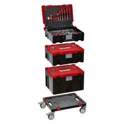 Systemkoffer-Set 4-teilig mit 125-teiligem Werkzeug-Set