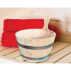 Systemsauna 'Solara 1' naturbelassen 3,6 kW Ofen 155 x 122 x 198 cm