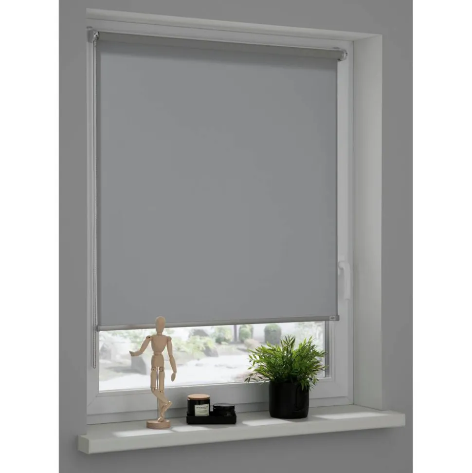Tageslichtrollo 'Tizia' anthrazit 80 x 210 cm