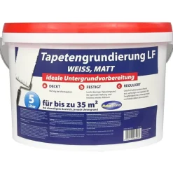 Tapetengrundierung mattweiß 5 l