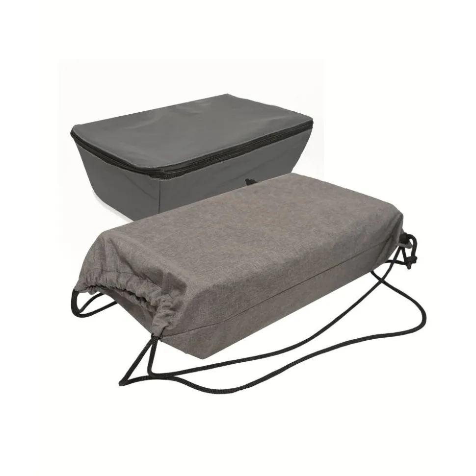 Tasche für Holzkohlegrill 'Aurora' grau 40 x 30 x 32 cm