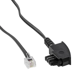 Telefonkabel "Phone & Computer" Standard 10 m schwarz