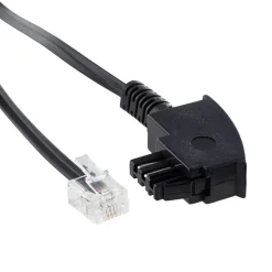 Telefonkabel TAE-N/RJ11 TAL 6236 schwarz 6 m