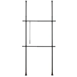 Teleskop-Garderobensystem 'Herkules Basic' verstellbar 120 x 300 x 11 cm