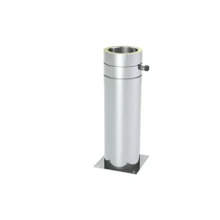 Teleskopstütze 'Zitec-Eco' 60-615 mm DW Ø 130 mm mit Teleskopkopf und Kondensatzablauf