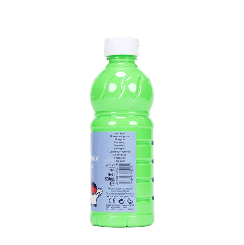 Temperafarbe 'Redimix' fluoreszierend grün flüssig 500 ml