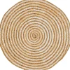 Teppich 'BB Ethno' natur/weiß 80 x 80 cm