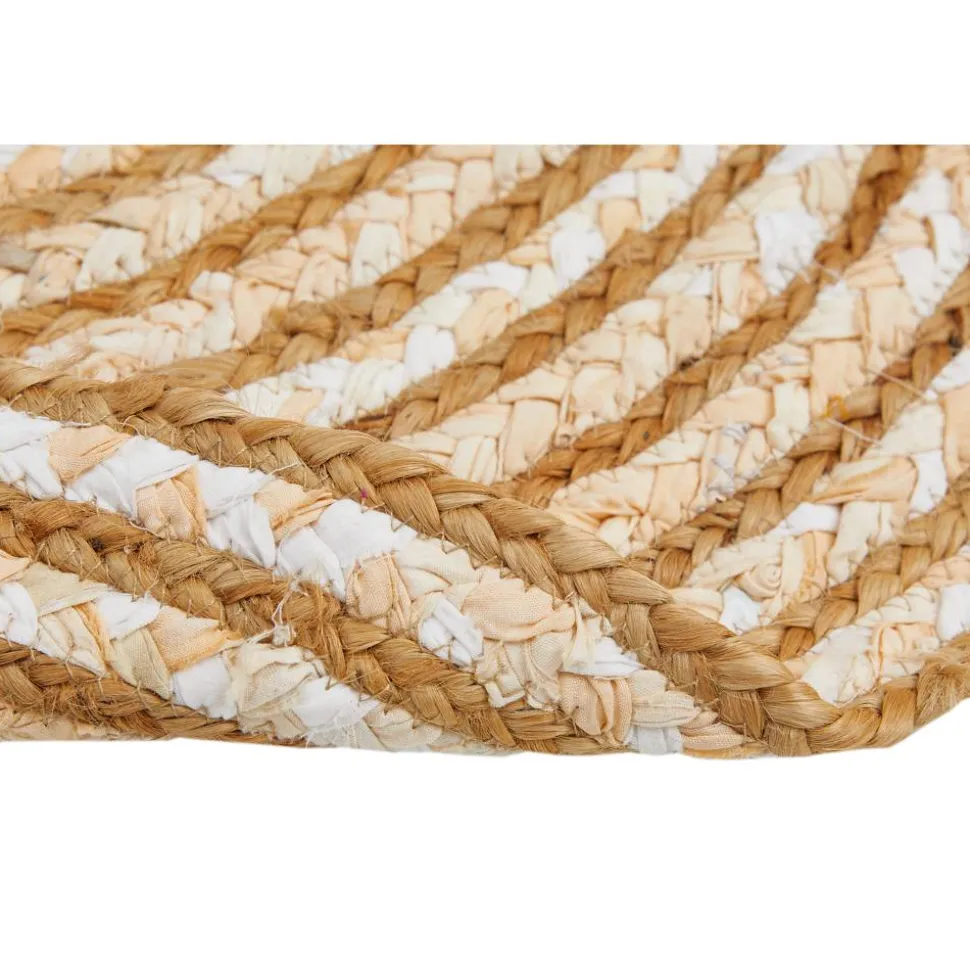 Teppich 'BB Ethno' natur/weiß 80 x 80 cm